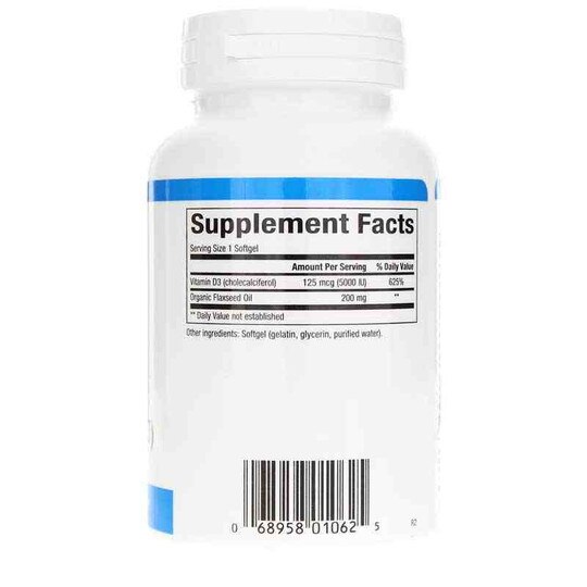 Vitamin D3 125 Mcg (5000 IU), NF